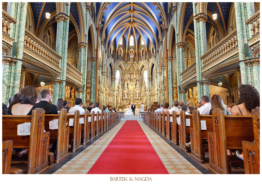 notre dame cathedral basilica wedding ottawa