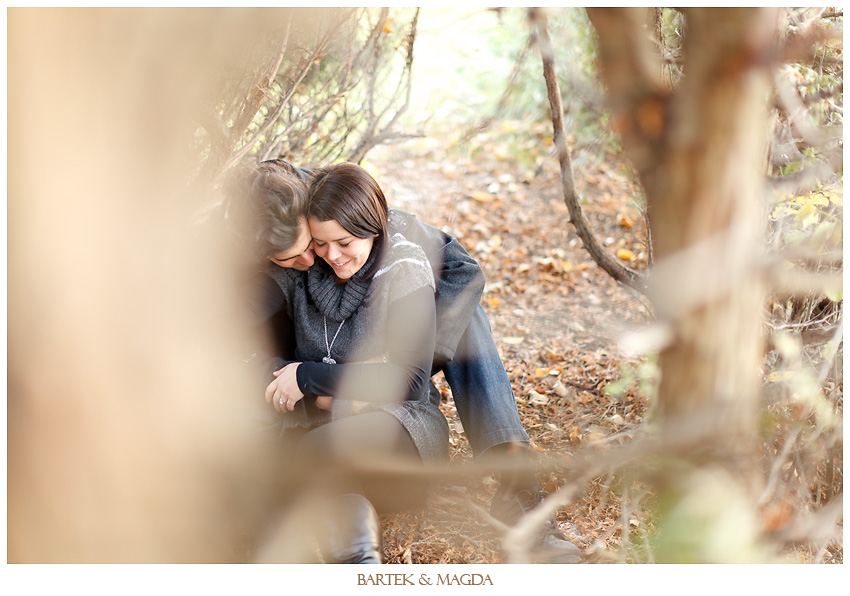 fall engagement session in montreal