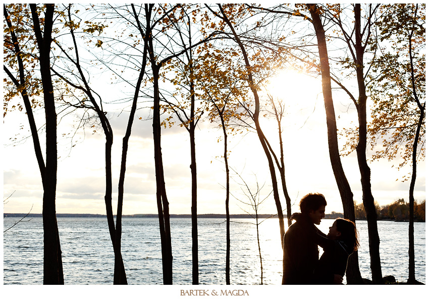 fall engagement session in montreal