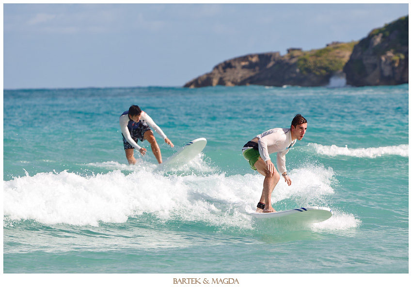 wedding surfing punta cana macao beach