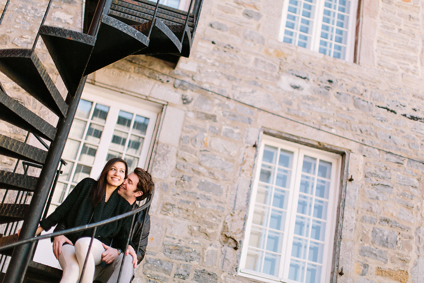 montreal old port engagement photos