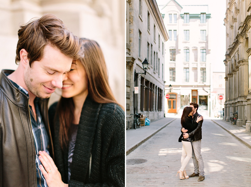 montreal old port engagement photos