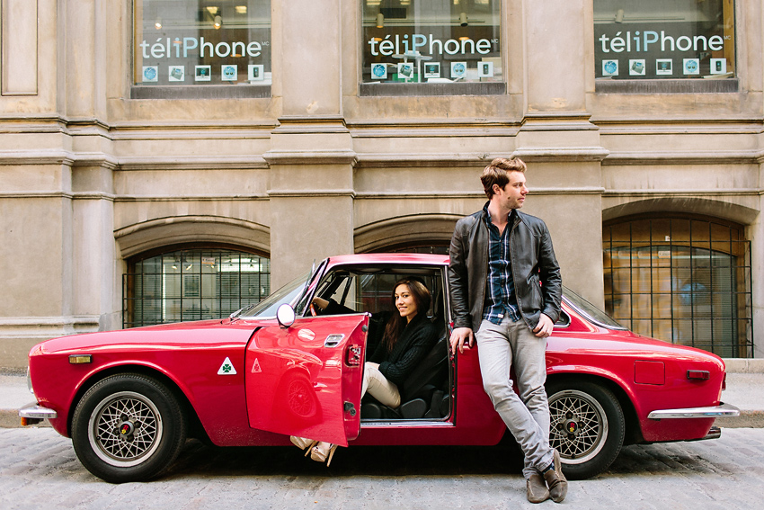 montreal old port engagement photos