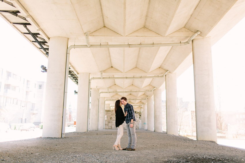 montreal old port engagement photos